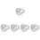 5Pcs Portable Transparent Cat Muzzle Grooming Mask for Pets 4