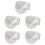5Pcs Portable Transparent Cat Muzzle Grooming Mask for Pets 5