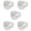5Pcs Portable Transparent Cat Muzzle Grooming Mask for Pets 7