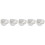 5Pcs Portable Transparent Cat Muzzle Grooming Mask for Pets 8
