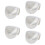 5Pcs Portable Transparent Cat Muzzle Grooming Mask for Pets 9