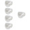 5Pcs Portable Transparent Cat Muzzle Grooming Mask for Pets 11