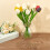 Support pour composition florale, support à fleurs réutilisable en fer, avec couvercle et grille florale. 7