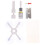 2Ensembles Kit Complet Réparation Éclats Verre Auto Pare- 8