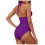 Women's One-Piece Swimsuit with Tummy Control and Underwire 3
