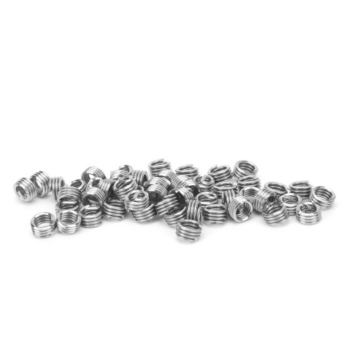 Threaded Inserts for High-Performance Applications, Steel Inserts Stainless Steel Wire Thread Sheaths1/4in-20Protects Base Thread, Helicoil Thread 1