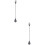 2Pièces Bâtons Remuage Cocktail Acier Noir Polyvalents Cuisine 5