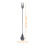 2Pièces Bâtons Remuage Cocktail Acier Noir Polyvalents Cuisine 10