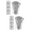 200Pcs Durable Silver Cable Zip Ties Self-Locking Wire Organizers 7