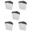 500Pcs White Poly Mailers Waterproof Shipping Pouches 8
