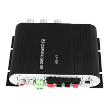 Aluminiumlegierung 2.1-Kanal Stereo-Soundverstärker Schwarz