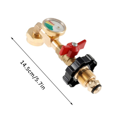 Universal Propane Conversion Adapter Fitting Brass Connector for Appliances and Grills 2