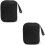 2Pcs Portable Watch Band Holder Black Durable Multi-Use Storage Pouch 5