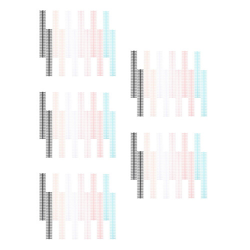 60Pièces Coils De Segmentés Colorés Pour 1