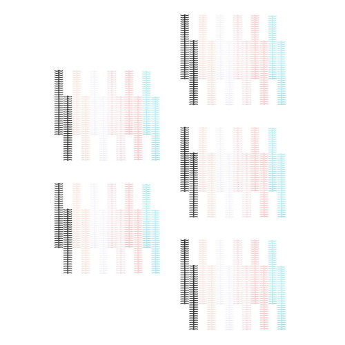 60Pièces Coils De Segmentés Colorés Pour 2