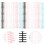 60Pièces Coils De Segmentés Colorés Pour 9