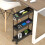 Compact storage cart - three-tiered, bathroom organizing tool 3