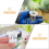 100Pcs Hydroponic Net Pots for Planting Plastic Basket White Mesh Cups 5