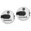2Pcs Lightweight Plastic Golf Score Counters with Clip Hat Multi Use 3