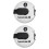 2Pcs Lightweight Plastic Golf Score Counters with Clip Hat Multi Use 4