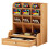 Premium Wood Χαρτικών Caddy Scientific Layout Screw Structure Multi Distribution Sturdy Sturdy για Τάξη και Σπίτι 2