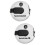 2Pcs Lightweight Plastic Golf Score Counters with Clip Hat Multi Use 6