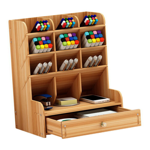 Premium Wood Χαρτικών Caddy Scientific Layout Screw Structure Multi Distribution Sturdy Sturdy για Τάξη και Σπίτι 2