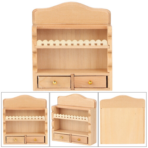 Miniature Wall Rack for 1:12 Dollhouse