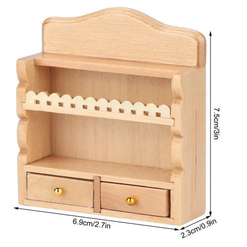 Dollhouse 1:12 Kitchen Wall Rack