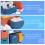 Storage Bins With Lids Small Blue PP For Laundry Area 1Pcs 5