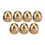 Brass Cap Nuts Kit, Hex Head Nuts, Vehicle Fasteners (M6, 20pcs) 4