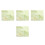 40Pcs Durable Waterproof Wall Tiles Self Adhesive for Kitchen Bathroom 6