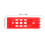 Red Bird Leg Ring Holder Rack Crafted from Sturdy Plastic for Ring Organization 2