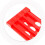 Red Bird Leg Ring Holder Rack Crafted from Sturdy Plastic for Ring Organization 3