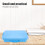 Outdoor playset plastic space sandbox sky-blue 1 pcs 4