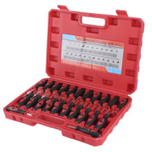 Damage-Free Releasing Tool Set for Automotive Use, Electrical Connector Terminal Removal Solution with Ergonomic Rubber Handle, Universal Wire