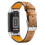 Fitbit Charge 5 Armband aus echtem Leder Braun 1