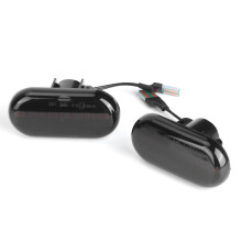 LED-Seitenblinker mit sequentieller Blinkfunktion für Volkswagen, extra helles, bernsteinfarbenes Blinker-Upgrade, wasserdichter