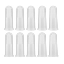 Dog Toothbrush Finger Style Cat Toothbrush with Durable and Reusable Construction Extra Soft Silicone Bristles for Multi-Scenario Applications in Pet