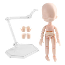 Suporte ajustável para bonecas, figura de ação, suporte de resina, fácil montagem, múltiplas combinações, design transparente, ideal para