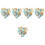 500Pièces Décoration Patches Rondes Verre Coloré 3