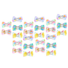 Weiche und elastische Haarschleifen für Hunde, stilvolle Haustierpflege-Accessoires mit Gummibändern, vielseitig einsetzbar für Feste und