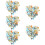 500Pièces Décoration Patches Rondes Verre Coloré 10