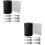 2Sets Easy Install Plastic Mesh Guard Black Garden Anti-Leaf Netting 5