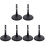 6Sets Practical Black Doll Holders Sturdy Display Stands for Dolls 2