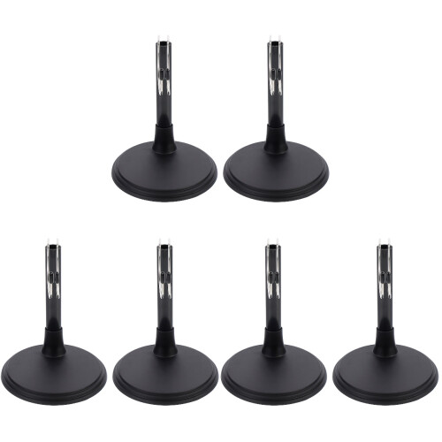 6Sets Practical Black Doll Holders Sturdy Display Stands for Dolls 1