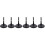 6Sets Practical Black Doll Holders Sturdy Display Stands for Dolls 4