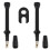 2Ensembles Embouts De Valve En Aluminium Noir Accessoires 3