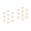 20Pcs Portable White Cake Boxes with Transparent Cover for Storage Use 4