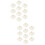 20Pcs Portable White Cake Boxes with Transparent Cover for Storage Use 7